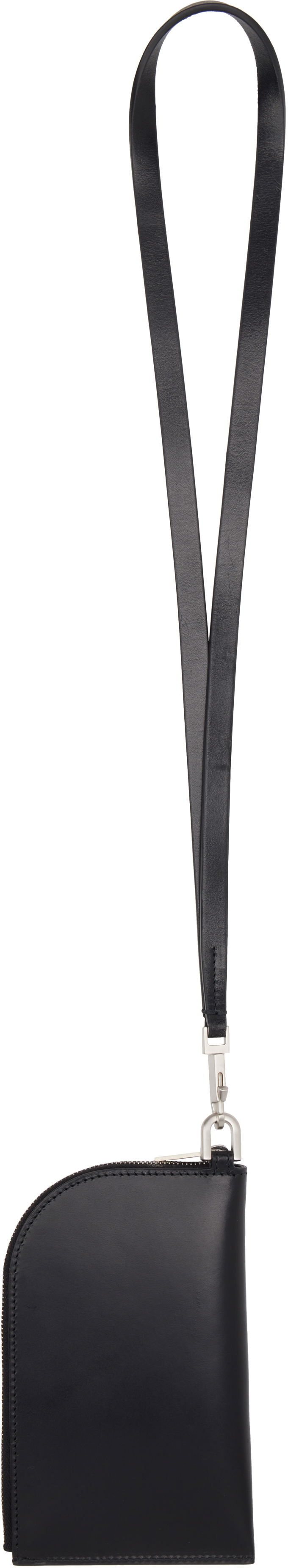 Портфейл Rick Owens Rick Owens Porterville Neck Wallet Черно | RA01E0611 LGEL, 1
