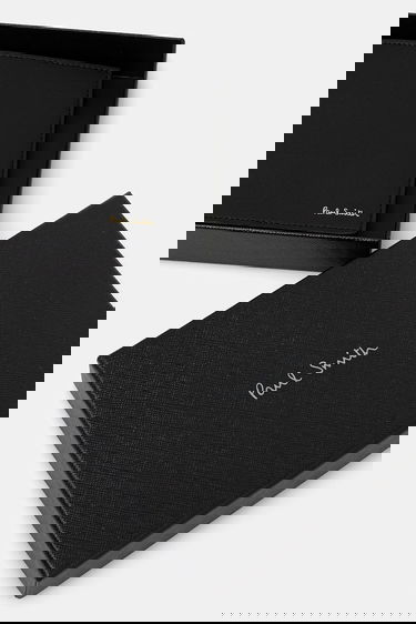 Портфейл Paul Smith Paul Smith Leather Wallet with Multi-Stripe Trim Черно | M1A.4832.CMULTI, 4