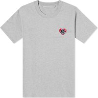 Тениска Moncler Heart Logo T-Shirt Сиво | 8C000-8390T-41-984, 1