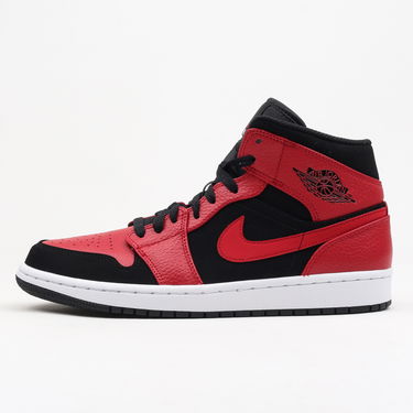 Кецове и обувки Jordan Air Jordan 1 Mid "Bred" Черно | 554724-054, 0