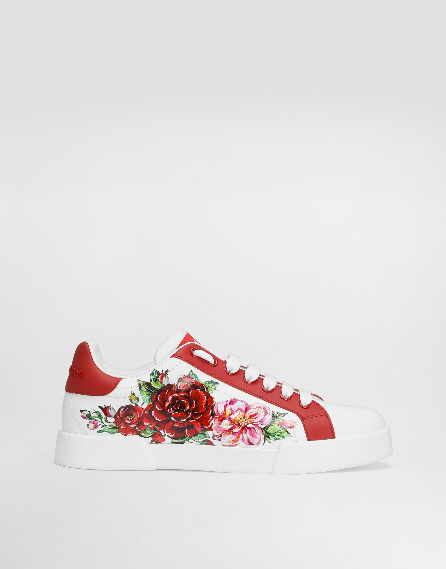 Кецове и обувки Dolce & Gabbana Dolce & Gabbana Portofino Print Бяло | CK2330AD773HA5PD, 0