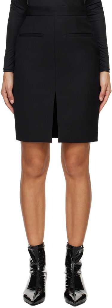 Пола Anine Bing Anine Bing Vena Miniskirt Черно | A-04-4332-000, 0