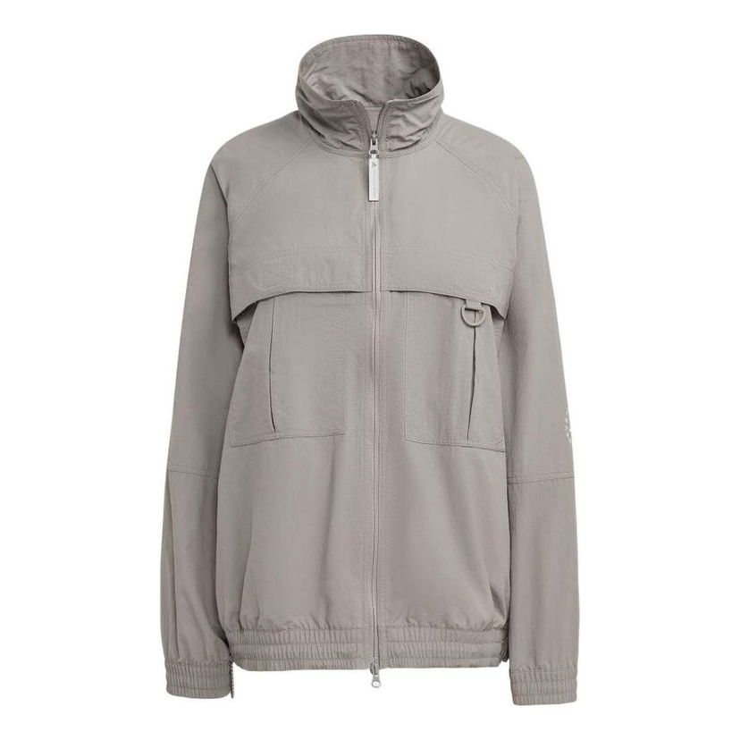 Яке adidas Originals Stella McCartney TrueCasuals Woven Track Jacket Сиво | HR9178