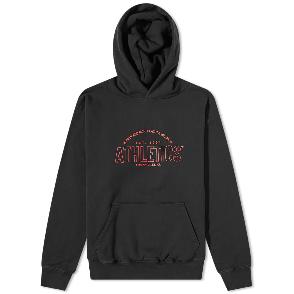 Суитчър Sporty & Rich Athletics Hoodie Черно | HO481FB, 0