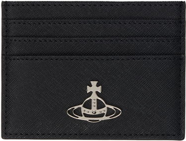 Портфейл Vivienne Westwood Saffiano Card Holder Черно | 54030006W-L001N-, 0