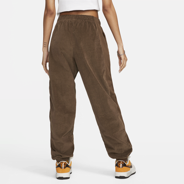 Спортни панталони Nike Corduroy High-Waisted Fleece Pants Кафяво | DQ6926-259, 2