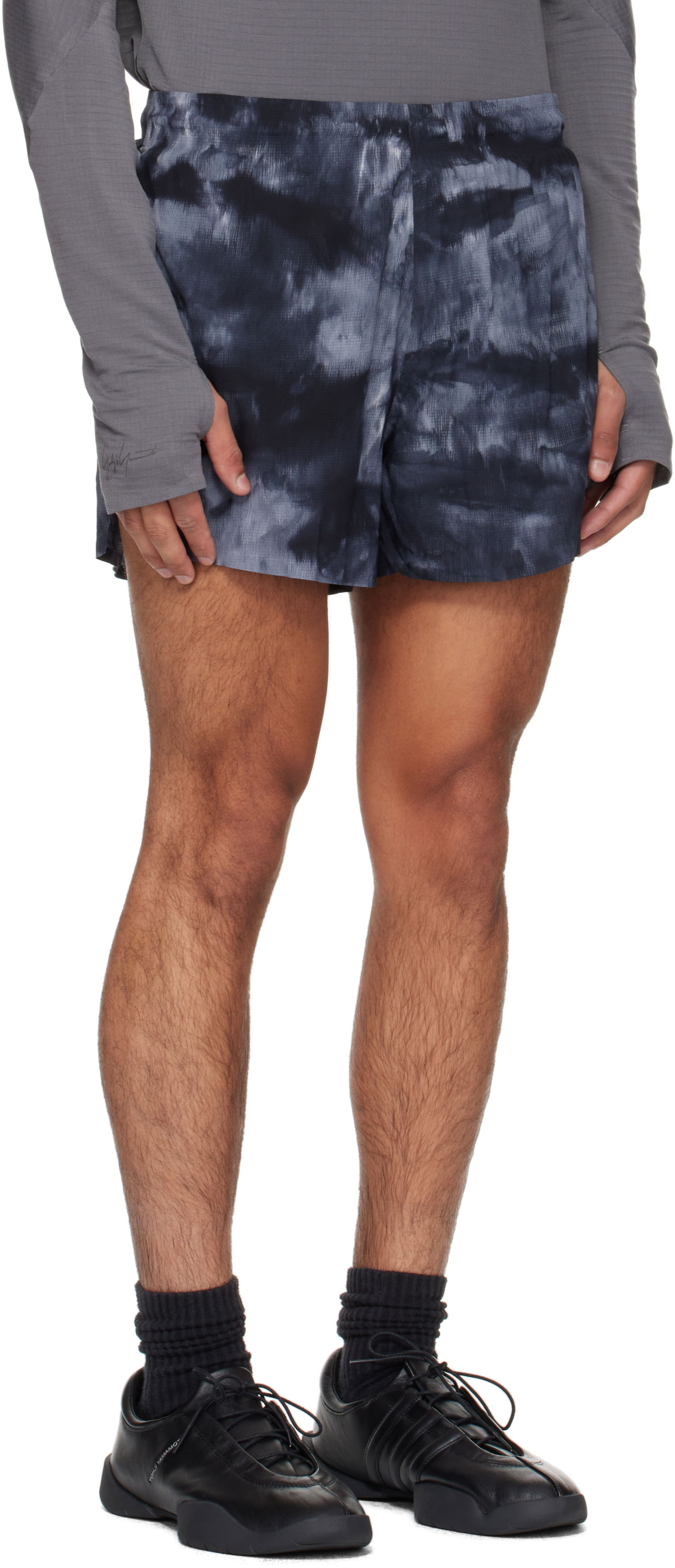 Къси панталони Y-3 Y-3 AOP Running Shorts Черно | JX4809, 1
