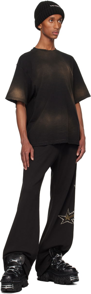Тениска We11done We11done Standard Logo Washed T-Shirt Черно | WD-TT3-24-726-U-BK, 3