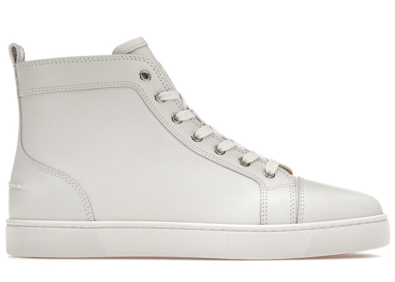 Кецове и обувки Christian Louboutin Louboutin Louis Flat High Бяло | 3091177WH01, 0