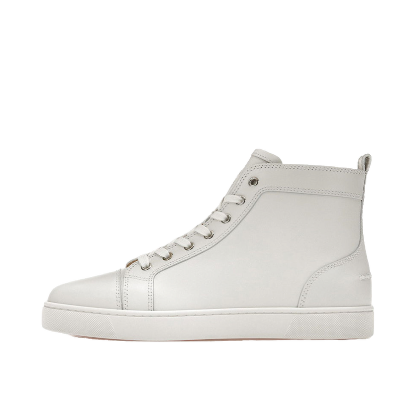 Кецове и обувки Christian Louboutin Louboutin Louis Flat High Бяло | 3091177WH01
