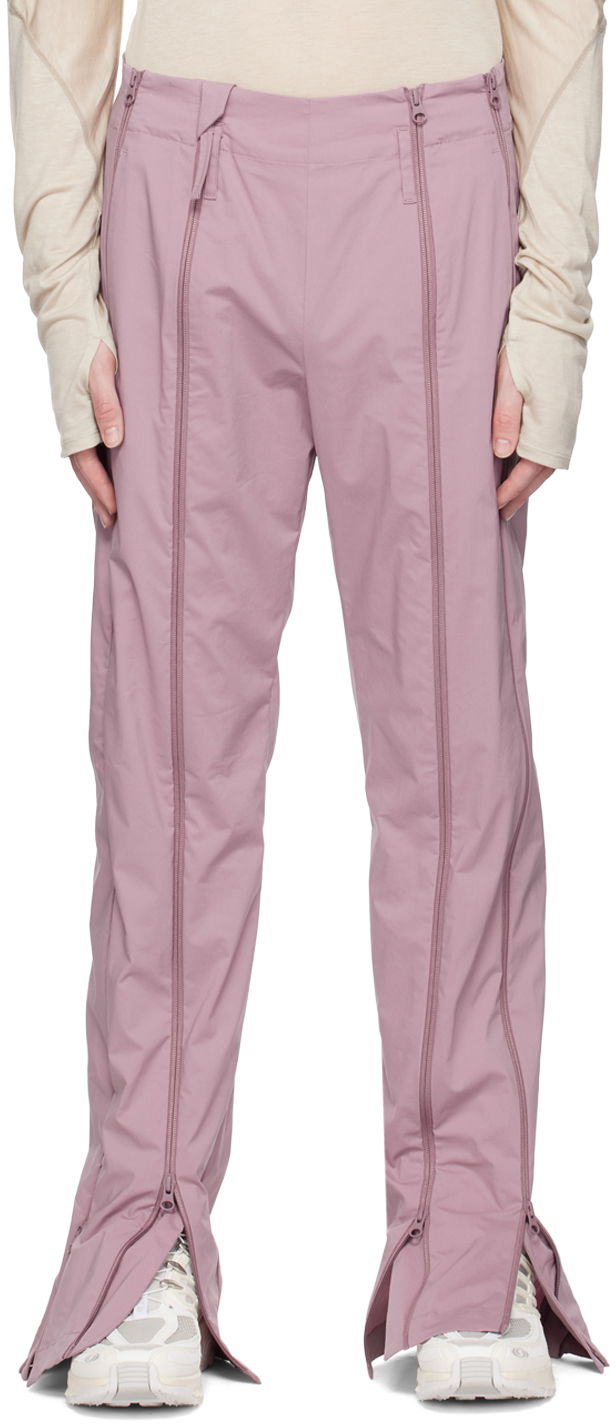 Панталони Post Archive Faction (PAF) Zip Detail Straight Leg Trousers Розово | 5.0+ BTPC-LV, 0