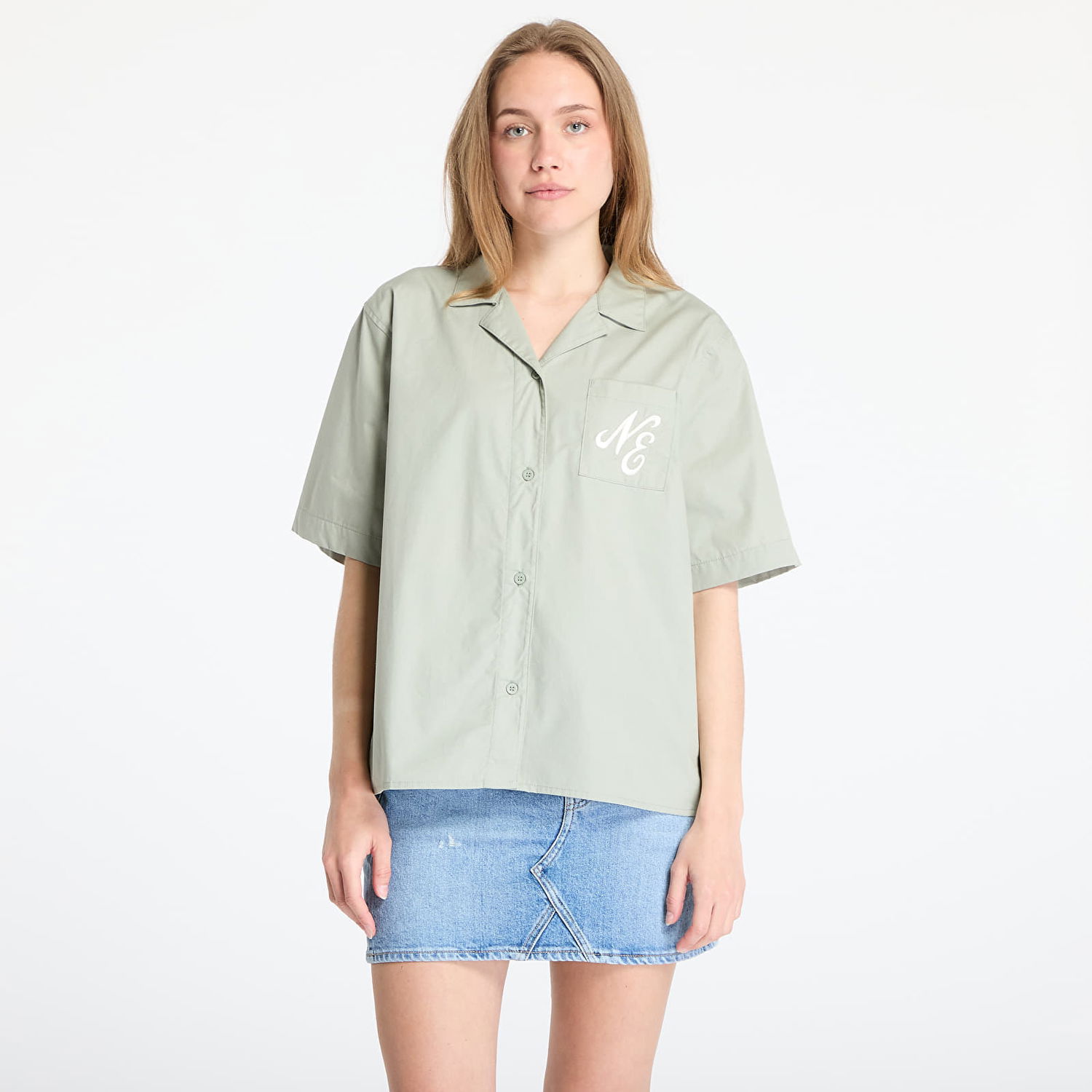 Риза New Era New Era Revere Shirt Зелено | 60596532, 0