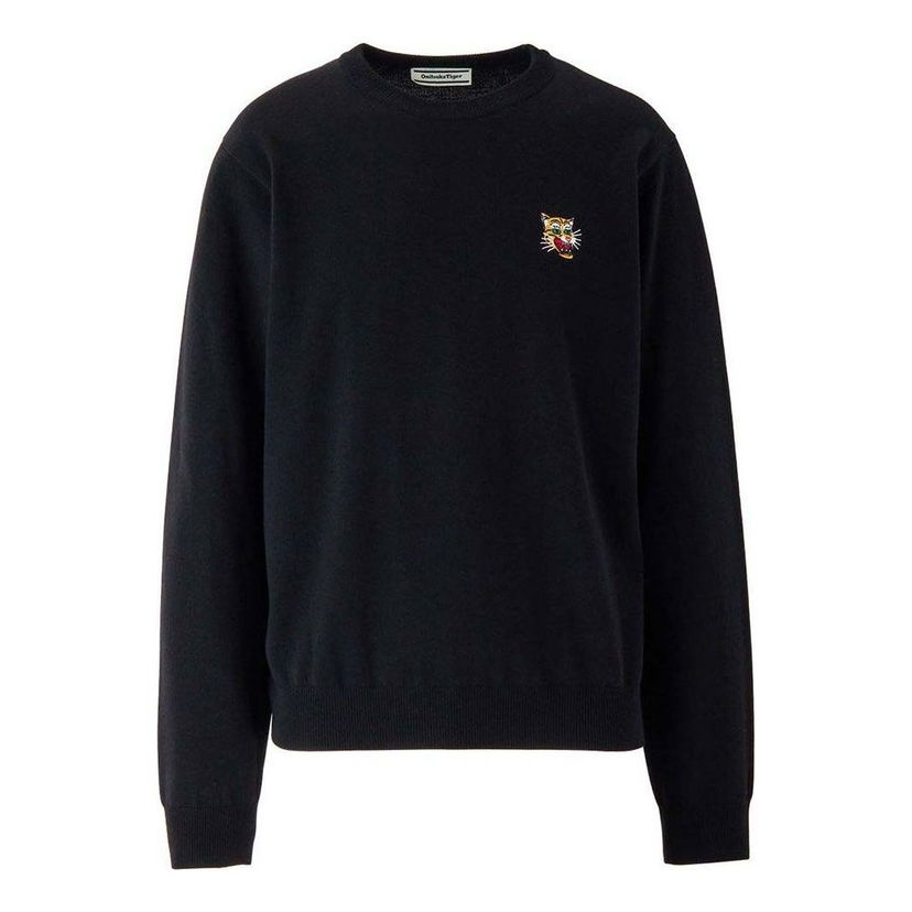 Пуловер Onitsuka Tiger Embroidered Sweatshirt Черно | 2183B396-001