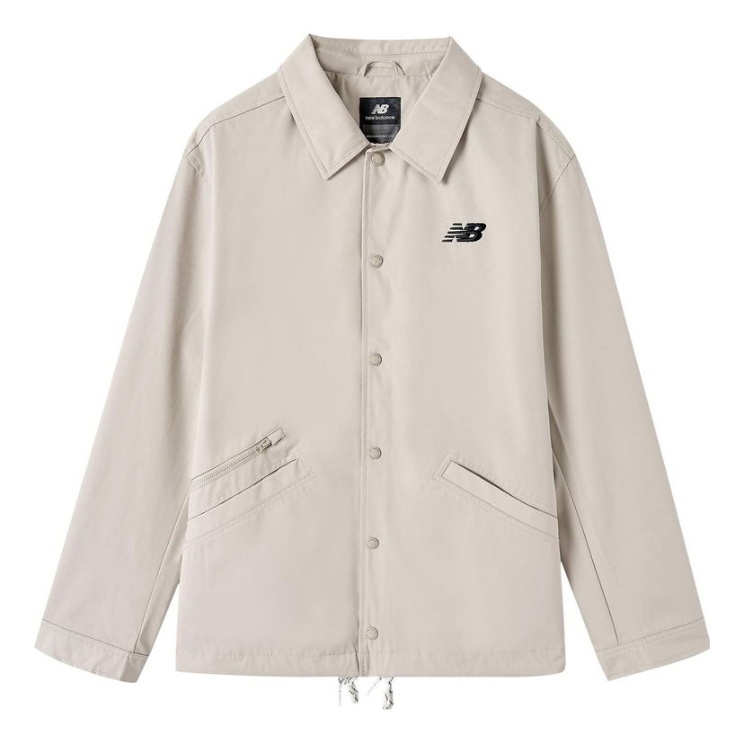 Ветровка New Balance Essentials Coaches Jacket Бежово | NAA13031-BEI