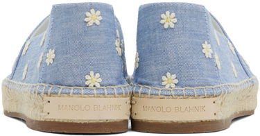 Облекло Manolo Blahnik Manolo Blahnik Susille Espadrilles Синьо | 124-2525-0001, 1