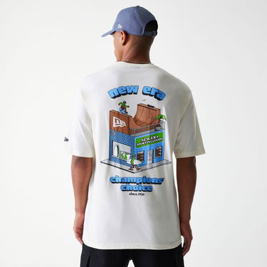 Тениска New Era New Era Store Graphic T-Shirt Бяло | 60684400, 7