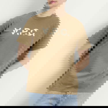 Тениска A.P.C. VPC Logo T-Shirt Бежово | COHMB-M26384-JMA, 5