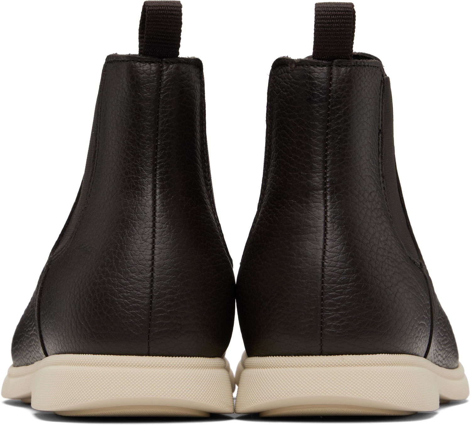 Кецове и обувки BOSS BOSS Leather Chelsea Boots Черно | 50548107, 1