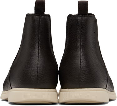 Кецове и обувки BOSS BOSS Leather Chelsea Boots Черно | 50548107, 1
