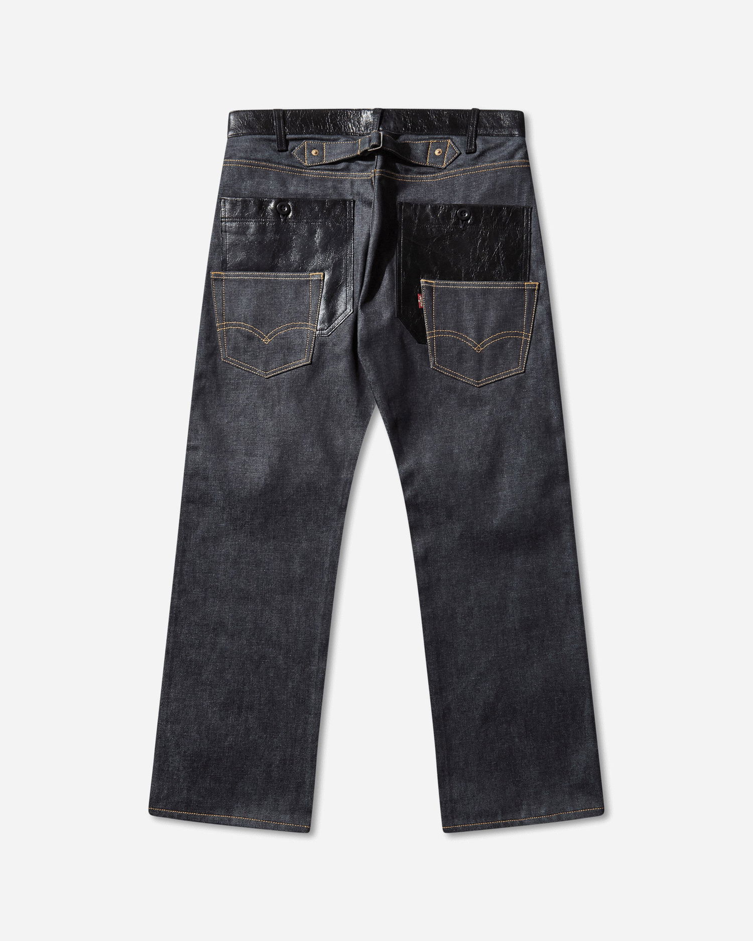 Дънки Junya Watanabe Contrast Trim Trousers Синьо | WP-P201-W25 1, 0
