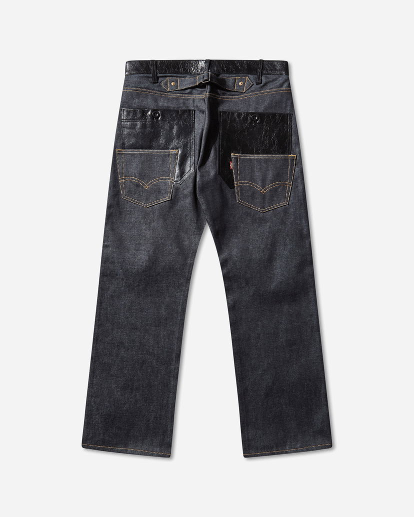 Дънки Junya Watanabe Contrast Trim Trousers Синьо | WP-P201-W25 1