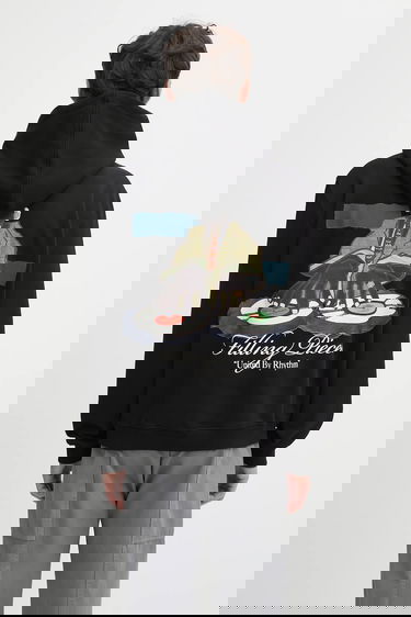 Суитчър Filling Pieces Hoodie DJ United By Rhythm Print Черно | 422532501241, 0