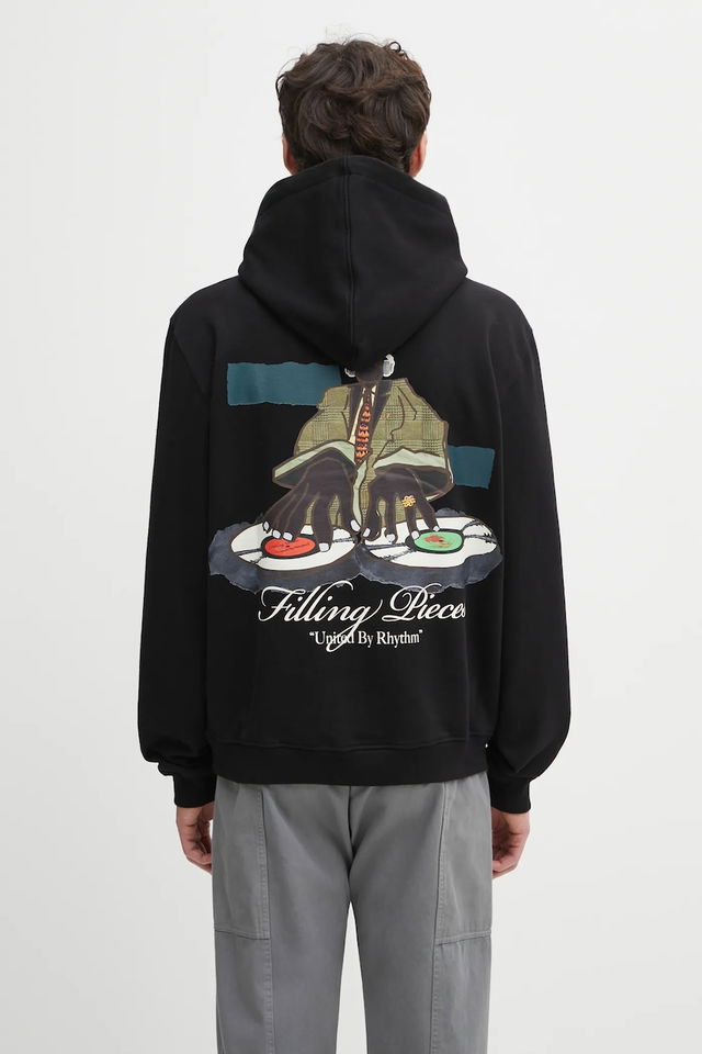 Hoodie DJ United By Rhythm Print