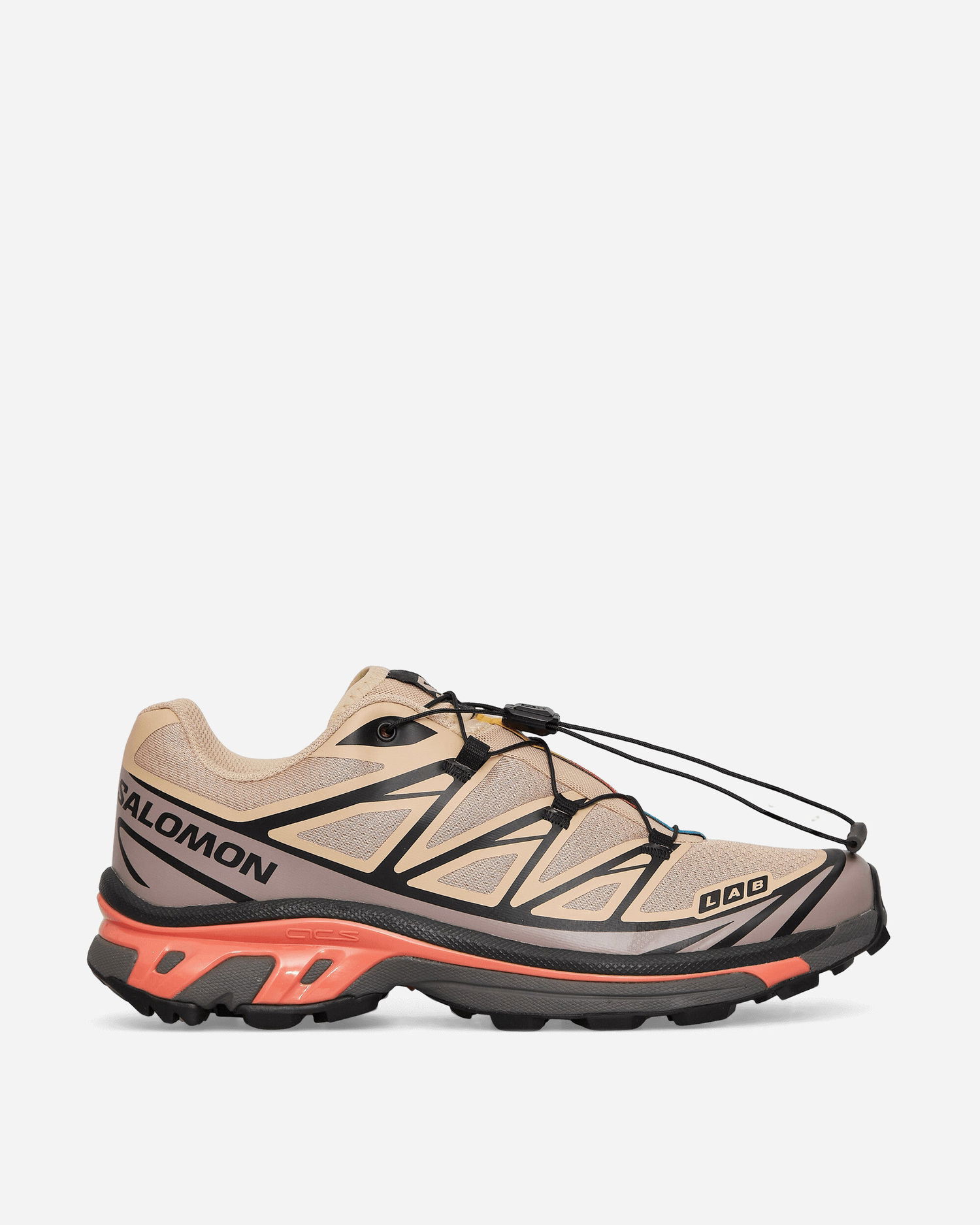 Кецове и обувки Salomon XT-6 Sneakers Hazelnut / Quail / Living Coral Бежово | L47444900, 0
