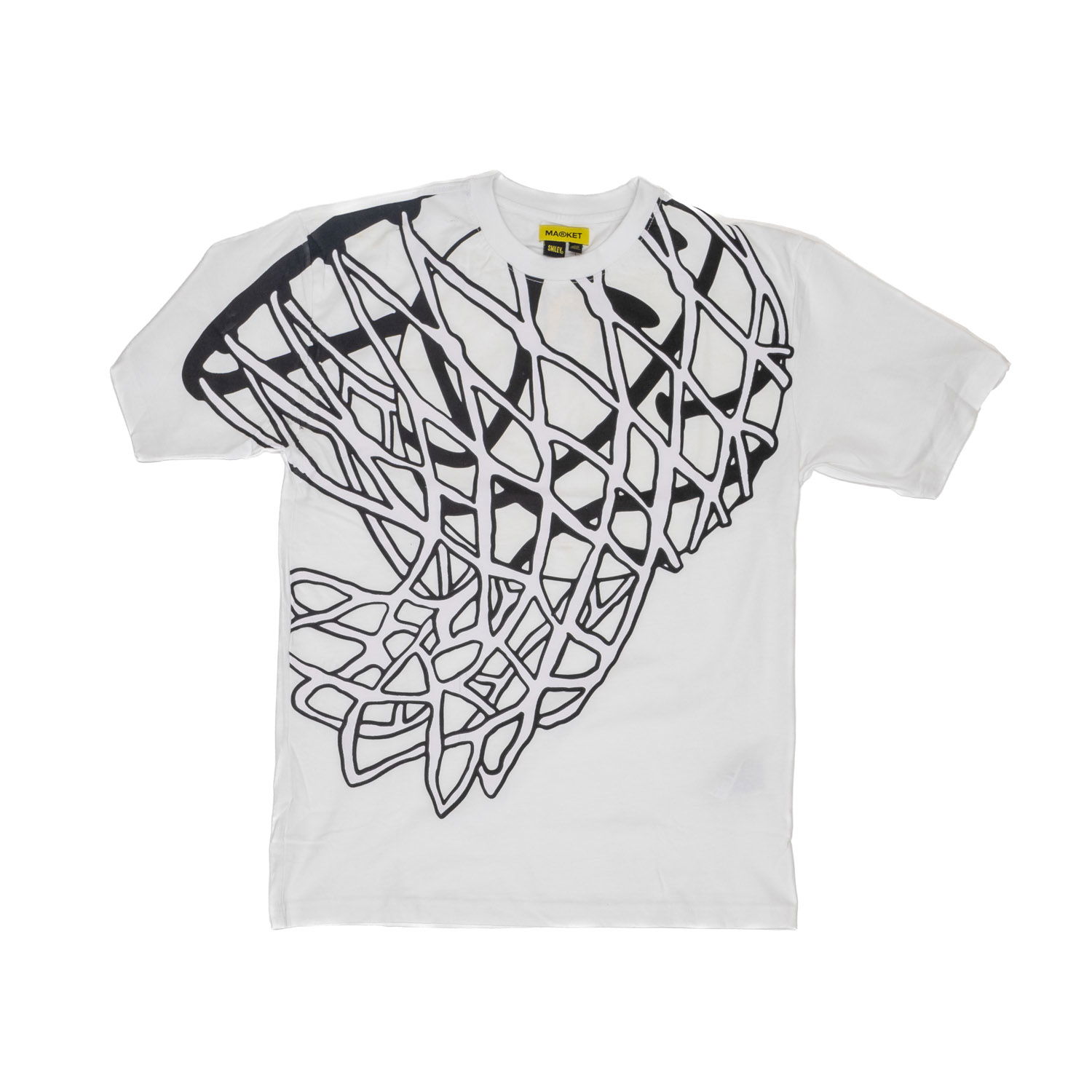 Тениска MARKET Smiley In The Net UV Tee Бяло | 399001085-2, 1
