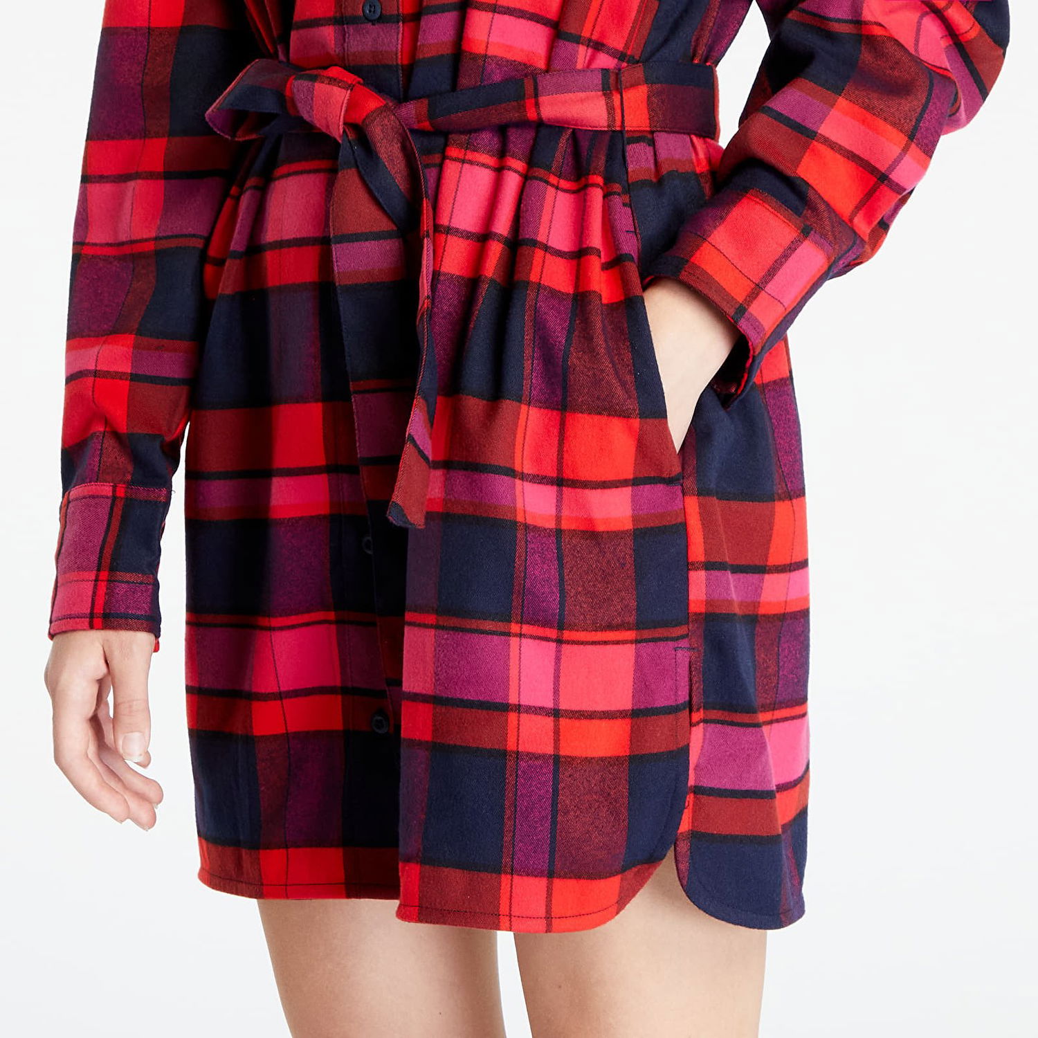 Pокля Tommy Hilfiger Check Mid Thigh Многоцветен | DW0DW16471 0KP, 1