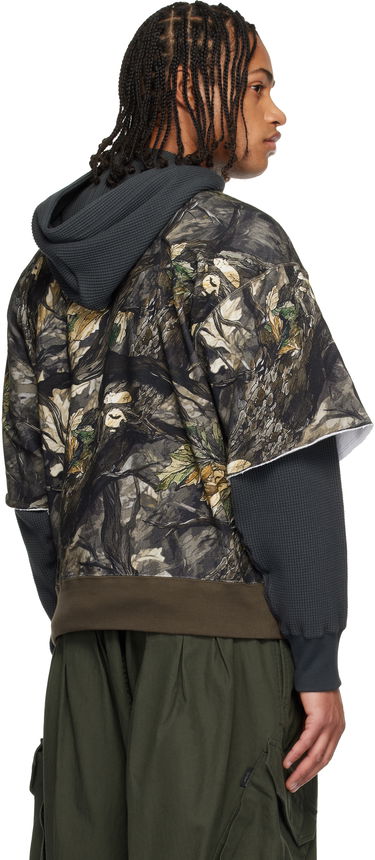 Суитчър BAPE Tree Edge Camo Layered Pullover Hoodie Многоцветен | 001PPL801003M, 2