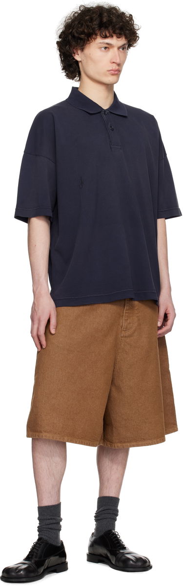 Къси панталони JW Anderson JW Anderson Aged Denim Shorts Кафяво | DT0114-PG1756, 3