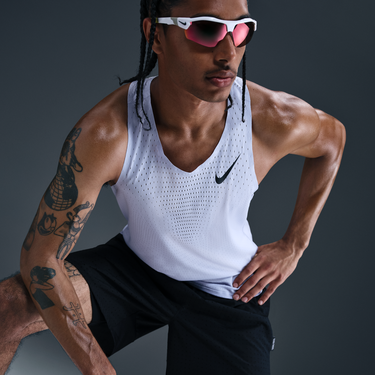 Потник Nike AeroSwift Running Tank Top Бяло | fn4231-057, 2