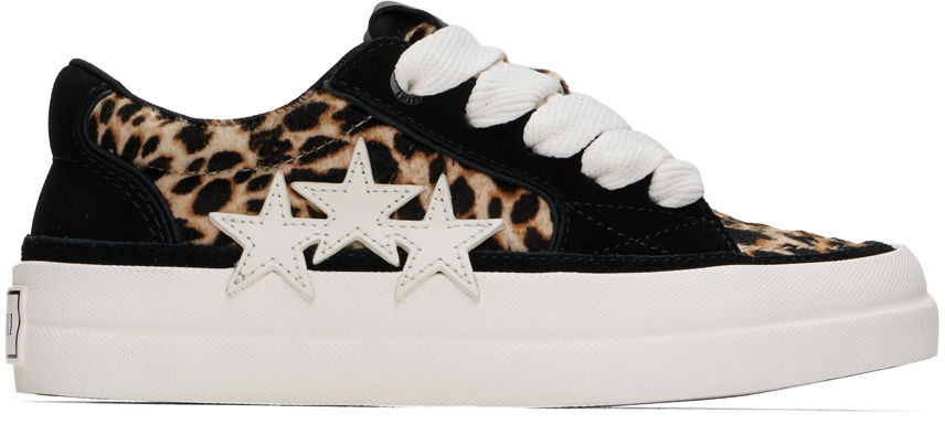 Кецове и обувки AMIRI Leopard Sunset Skate Low Черно | AMFOSR1069, 0