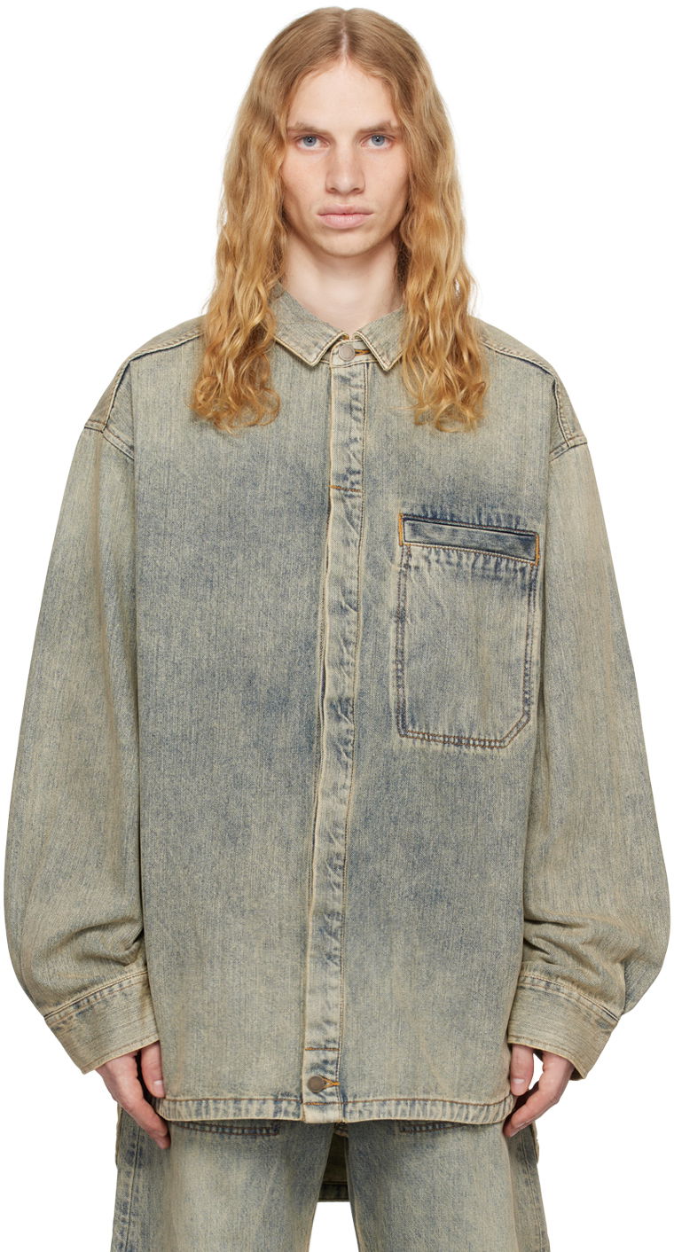 Риза Entire Studios Denim Shirt Синьо | ES2564SW