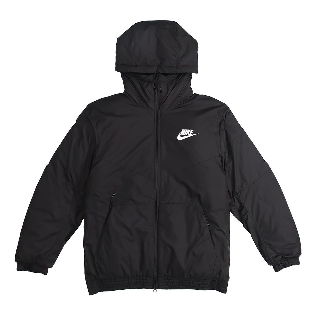 Пухо яке Nike Sportswear Synthetic Fill Fleece Lined Hooded Jacket Черно | 928862-010, 0