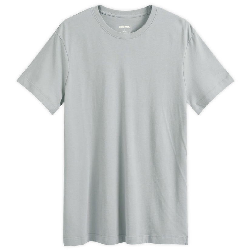 Тениска SKIMS Classic Cotton T-Shirt Сиво | TP-TSH-5701M-PC