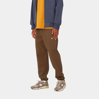 Спортни панталони Carhartt WIP Chase Sweat Pant "Tamarind / Gold" Кафяво | I028284_1R0_XX, 3