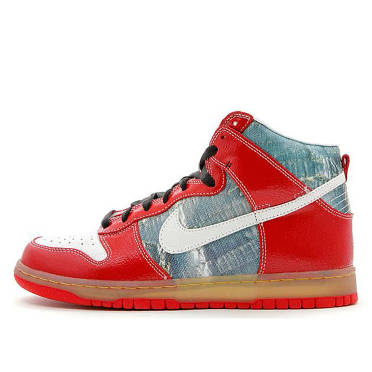 Кецове и обувки Nike SB Dunk High Shoe Goo Червено | 313171-012, 0