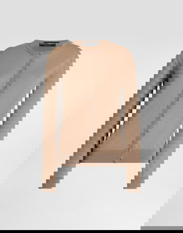 Пуловер Dolce & Gabbana Cashmere Cardigan 46 Бежово | FXV09ZJBW0PM0444, 0