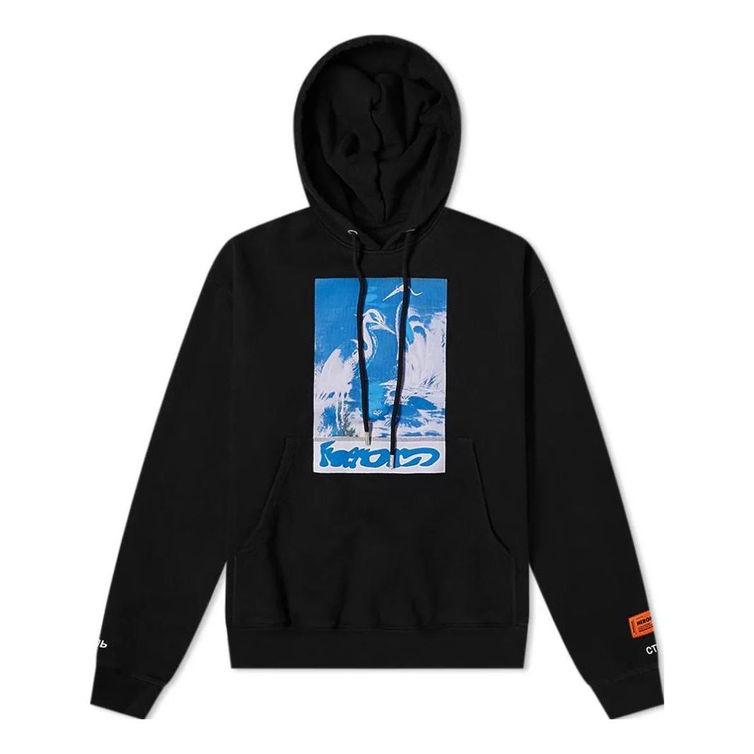 Суитчър HERON PRESTON Heron Preston Herons Captcha Hoodie Черно | HMBB017S21JER0031040BLACK, 0