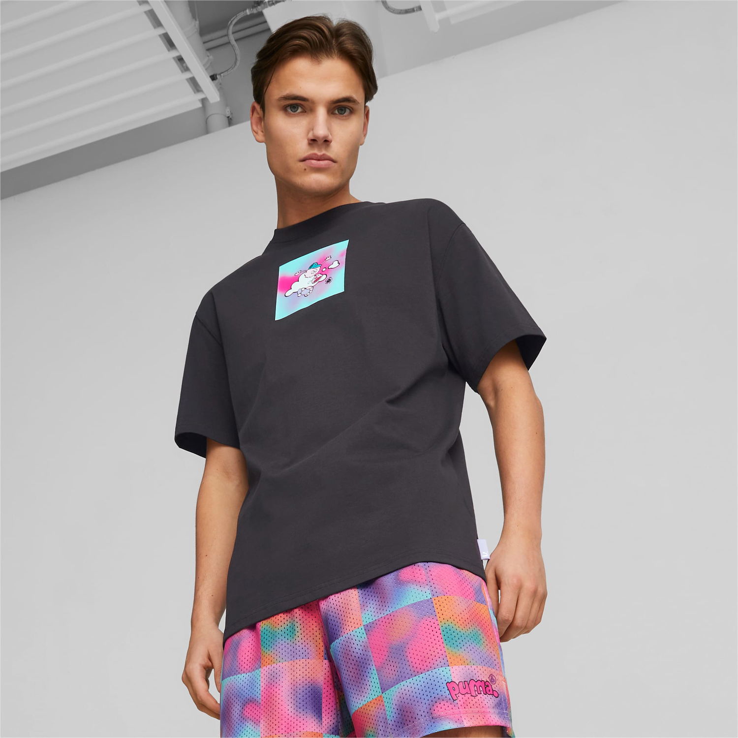 Тениска Puma X 8ENJAMIN T-Shirt Сиво | 539820_01, 0