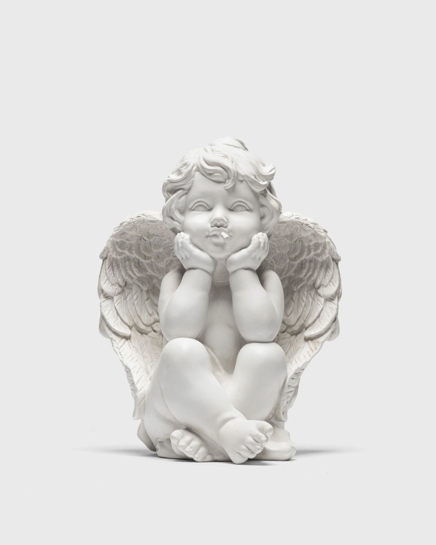 Домашен декор Fucking Awesome Smoking Cherub Hide-A-Key Home Decor Бяло | PN20165-WHITE, 0