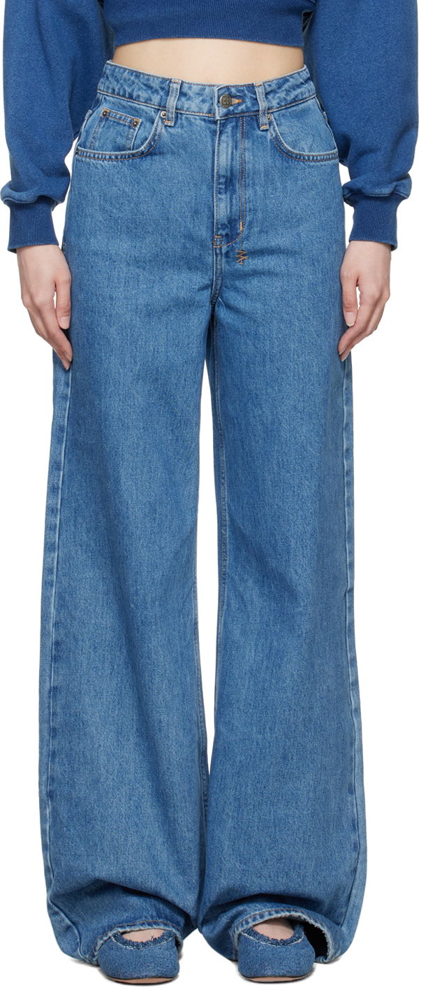Дънки Ksubi Strider Heritage Wide Leg Jeans Синьо | WSP24DJ012, 0