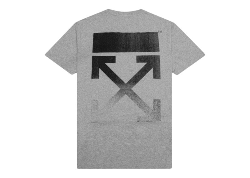 Тениска Off-White Slim Fit Arrows T-Shirt Сиво | OMAA027F21JER0050810