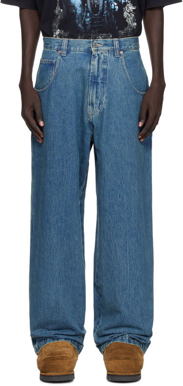 Дънки VETEMENTS Vetements Hip-Hop Jeans Синьо | UH76DP250VB, 0