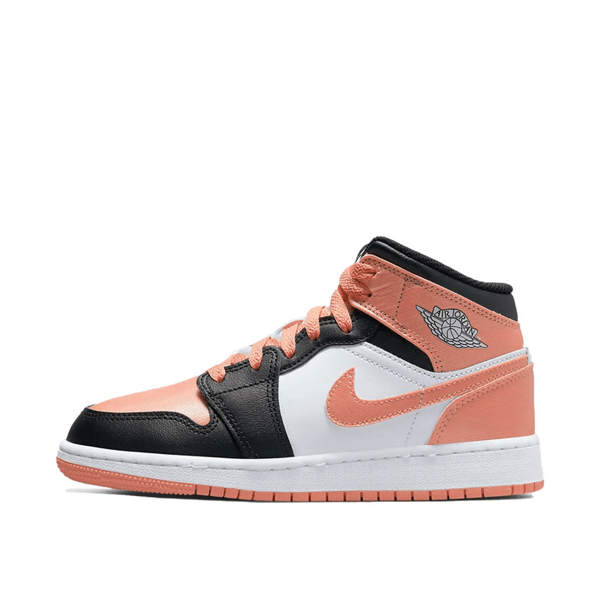 Кецове и обувки Jordan Air Jordan 1 Mid "White Light Madder Root" GS Бяло | DM9077-108, 1