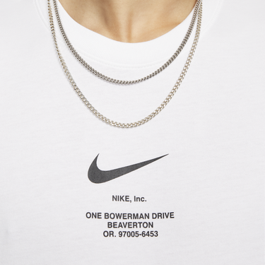 Тениска Nike Sportswear Big Swoosh Tee Бяло | DZ2881-100, 2