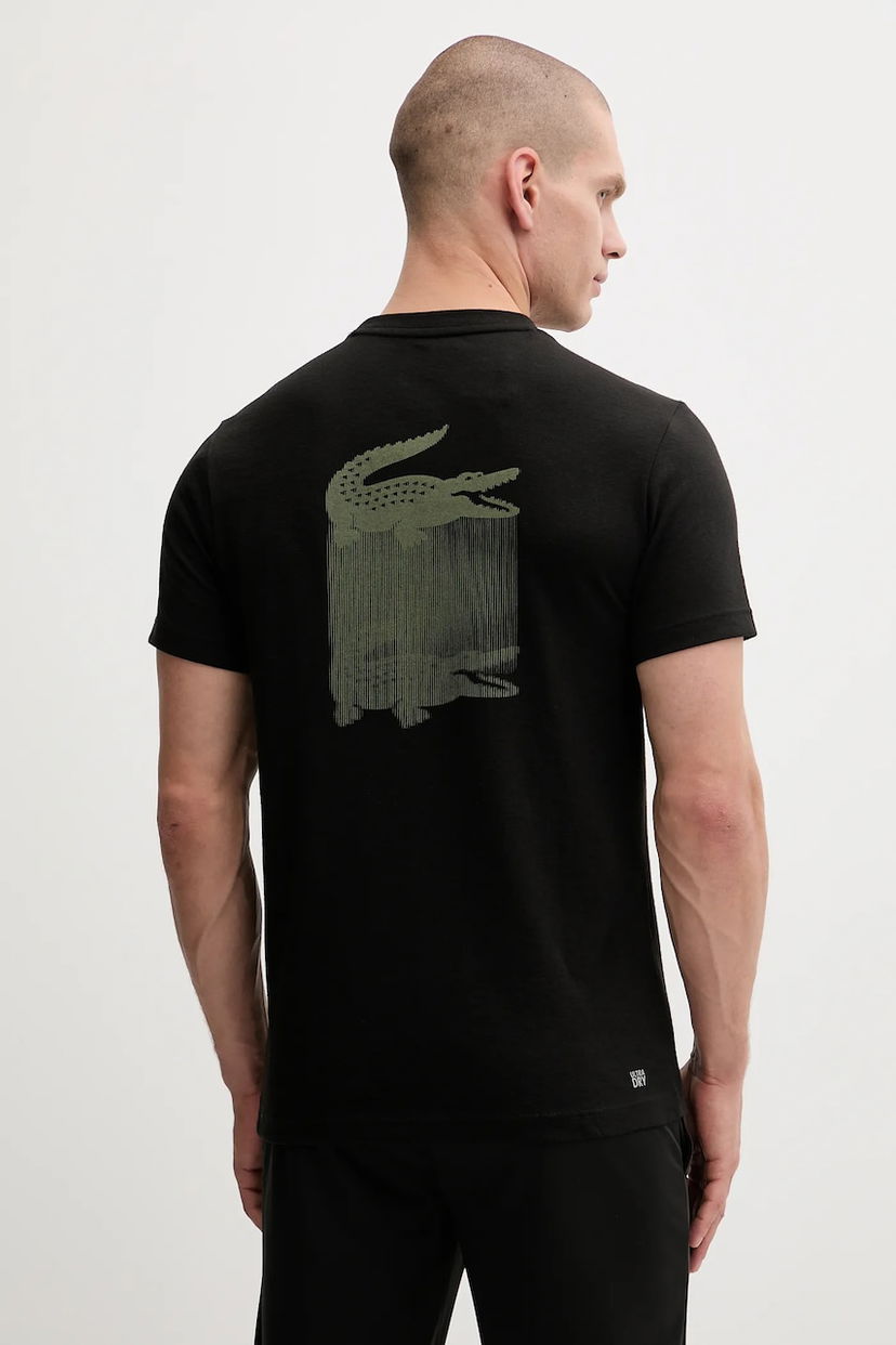 Тениска Lacoste Lacoste Graphic T-Shirt Черно | TH4780