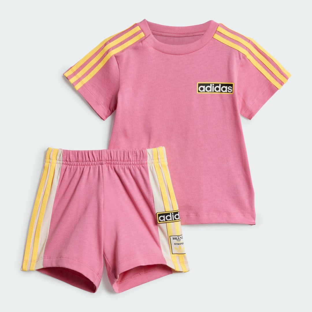 Комплект adidas Performance Adibreak Shorts and T-Shirt Set Розово | IX5212, 0